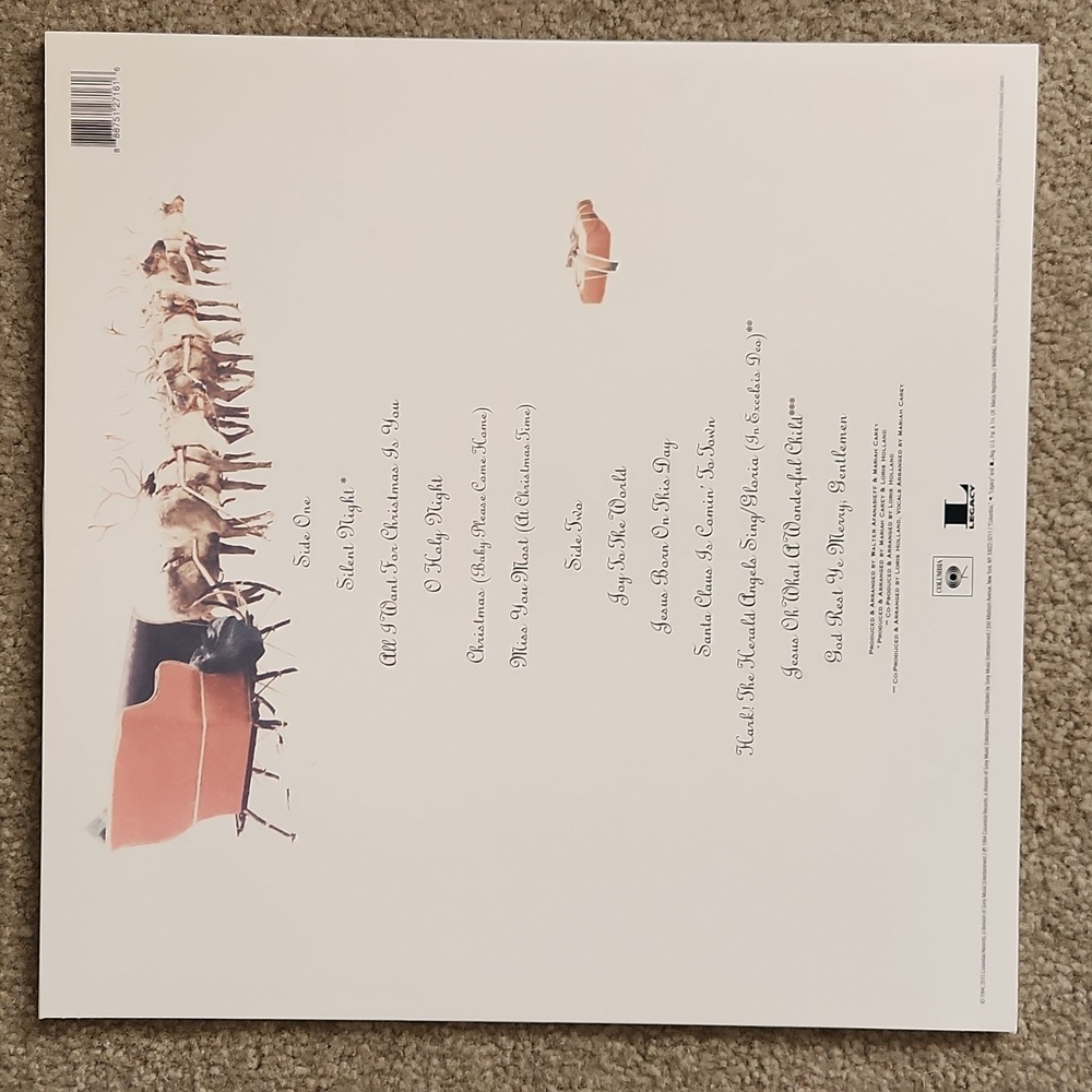 Mariah Carey Merry Christmas 2015 Deluxe Anniversary 12" LP Red - Picture 2 of 6